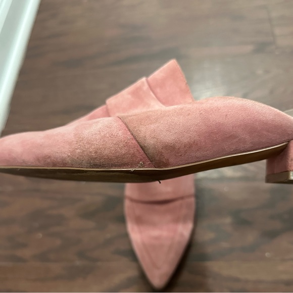 Cole Haan Women suede slip on pointy Mules - Picture 5 of 8